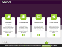Tablet Screenshot of inter-es.si